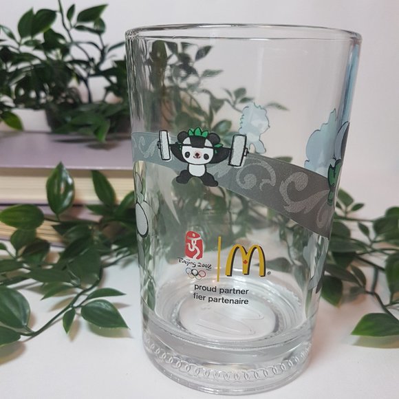 Vintage Collectible McDonald's Canada 2008 Beijing Olympic Drinking Glass Black - Picture 7 of 11